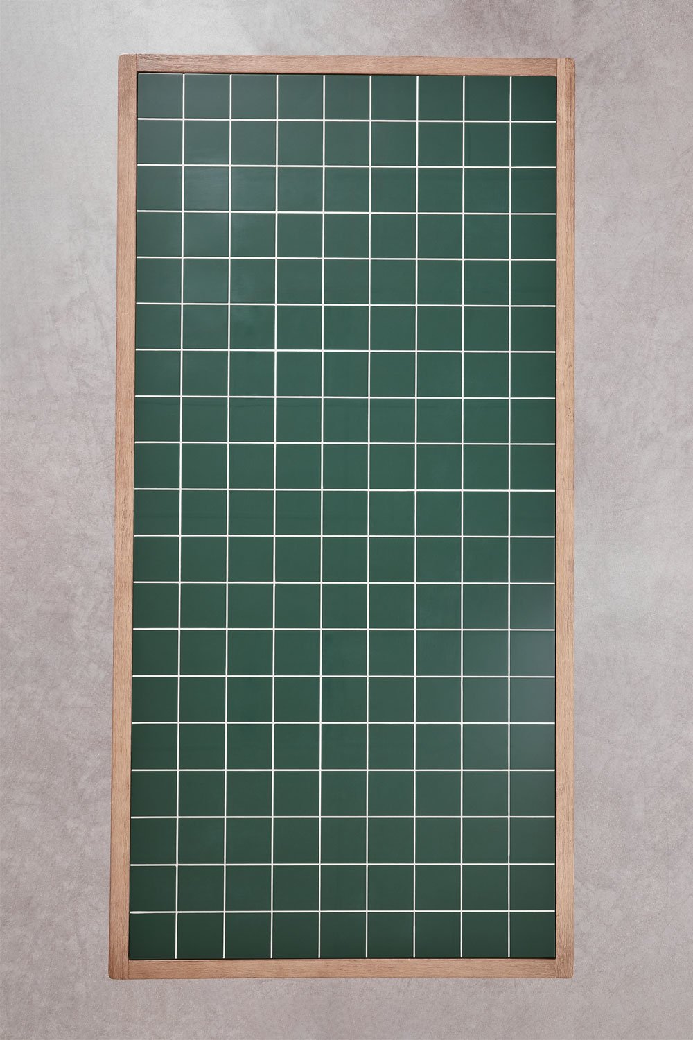 Tavolo da giardino rettangolare 200x100 cm in legno di acacia e piastrelle Dubai