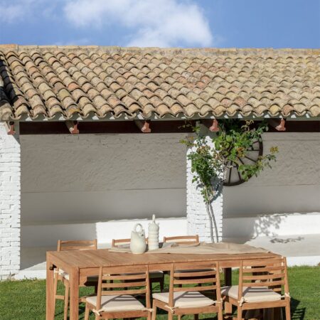 Tavolo da giardino rettangolare 200x100 cm in legno di teak Donal