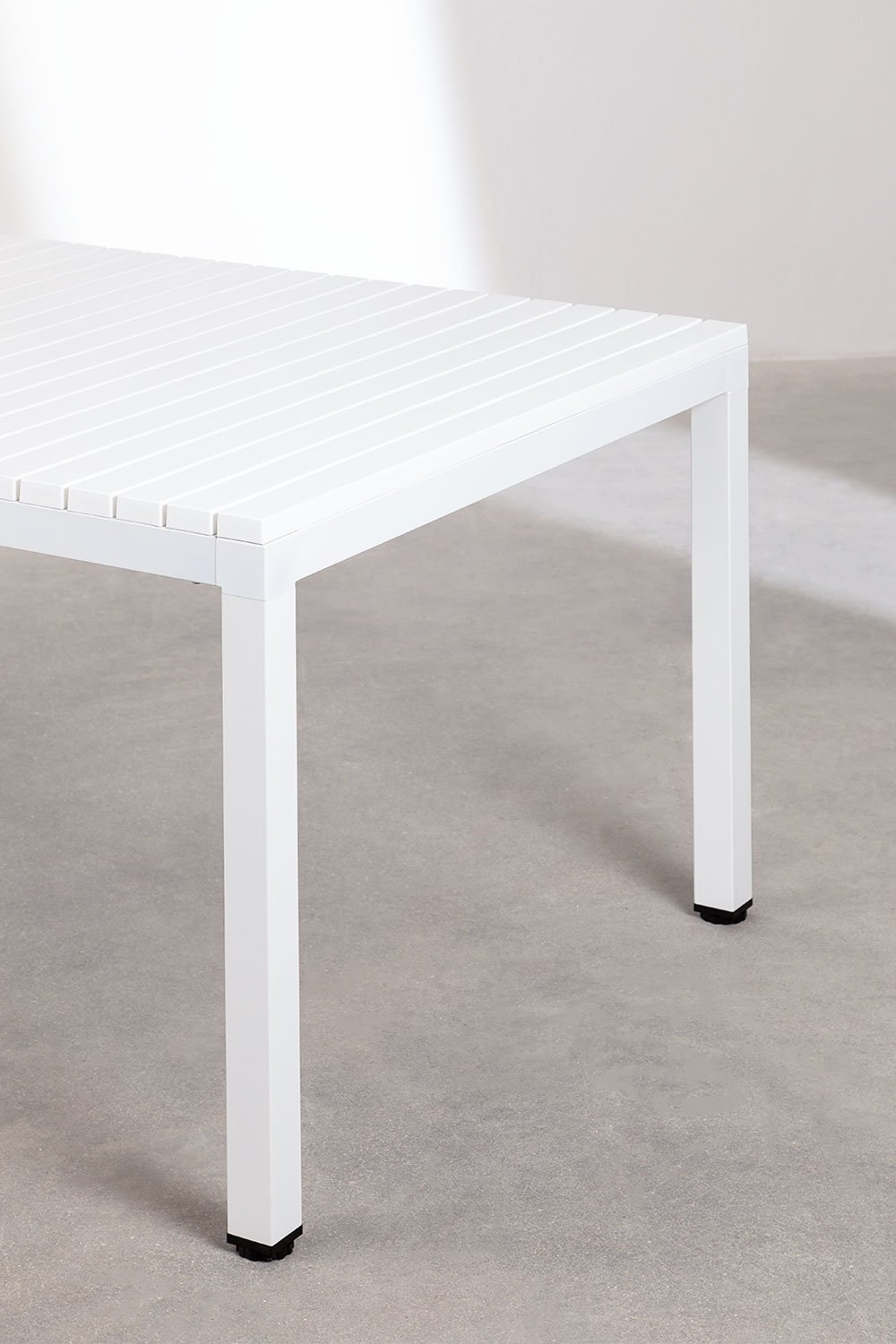 Tavolo da giardino rettangolare 210x100 cm in alluminio Marti