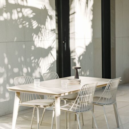 Tavolo da giardino rettangolare in alluminio Kevan