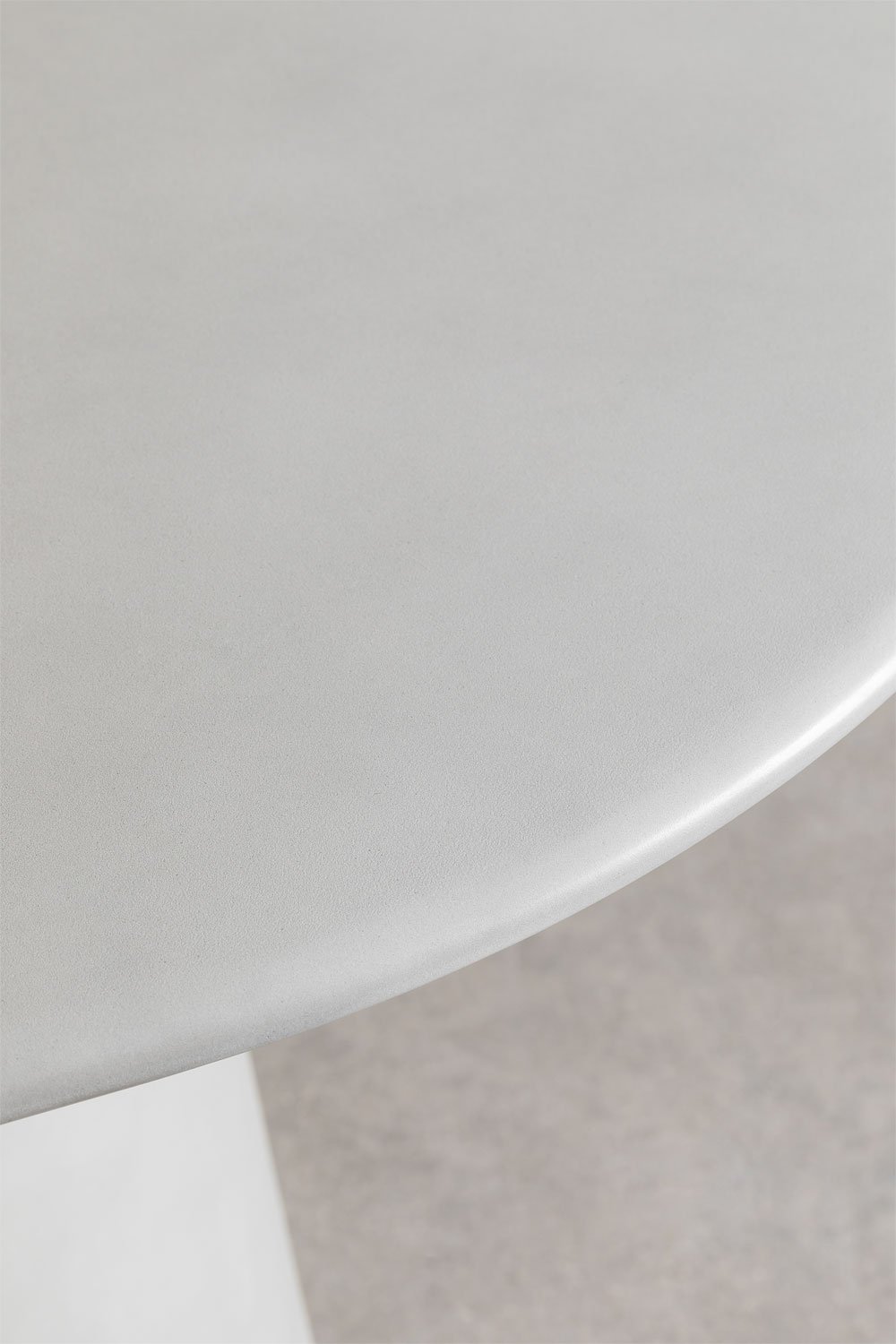 Tavolo da giardino ovale 220x95 cm in cemento Noemi