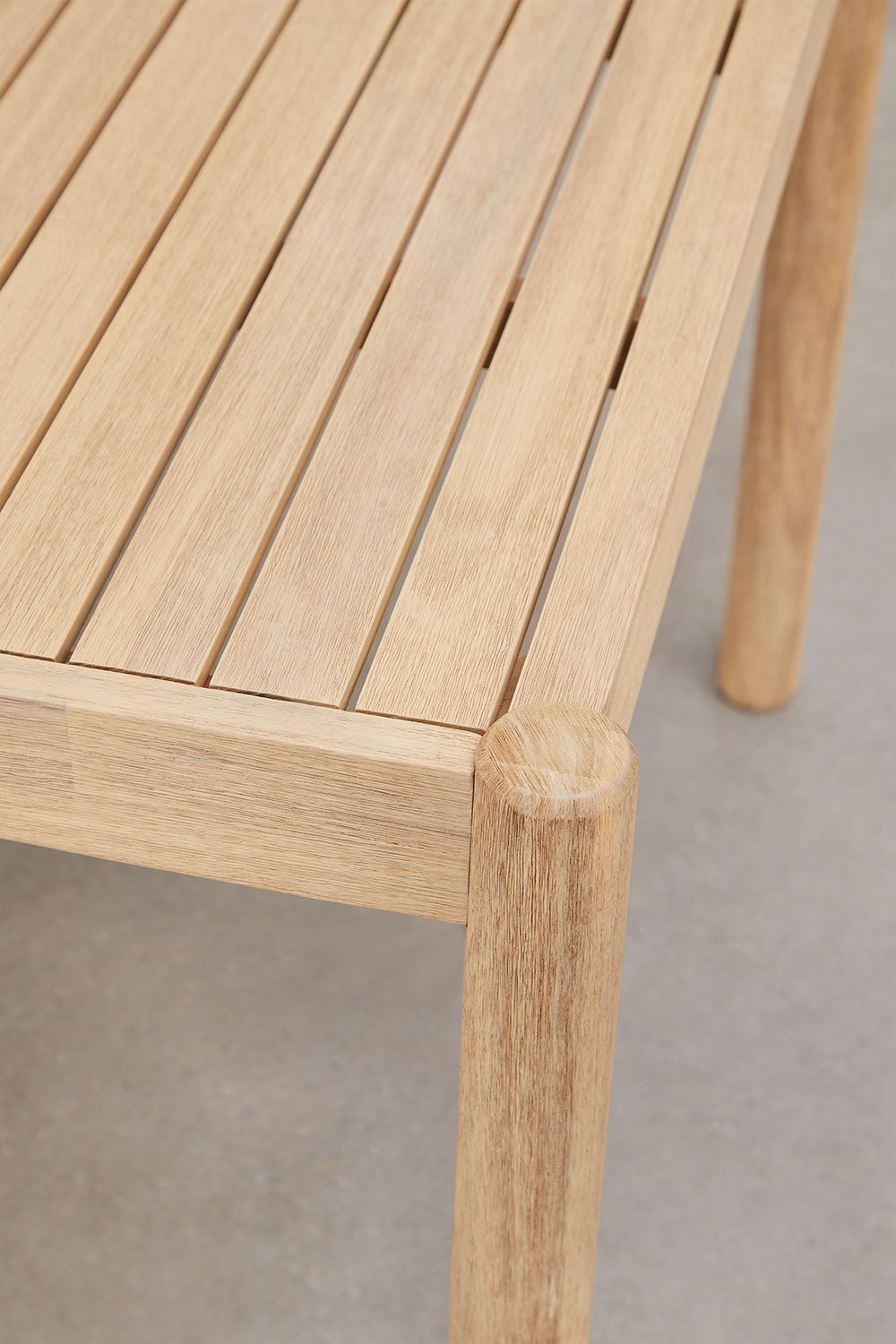 Tavolo da giardino rettangolare 220x100 cm in legno di acacia Karvia