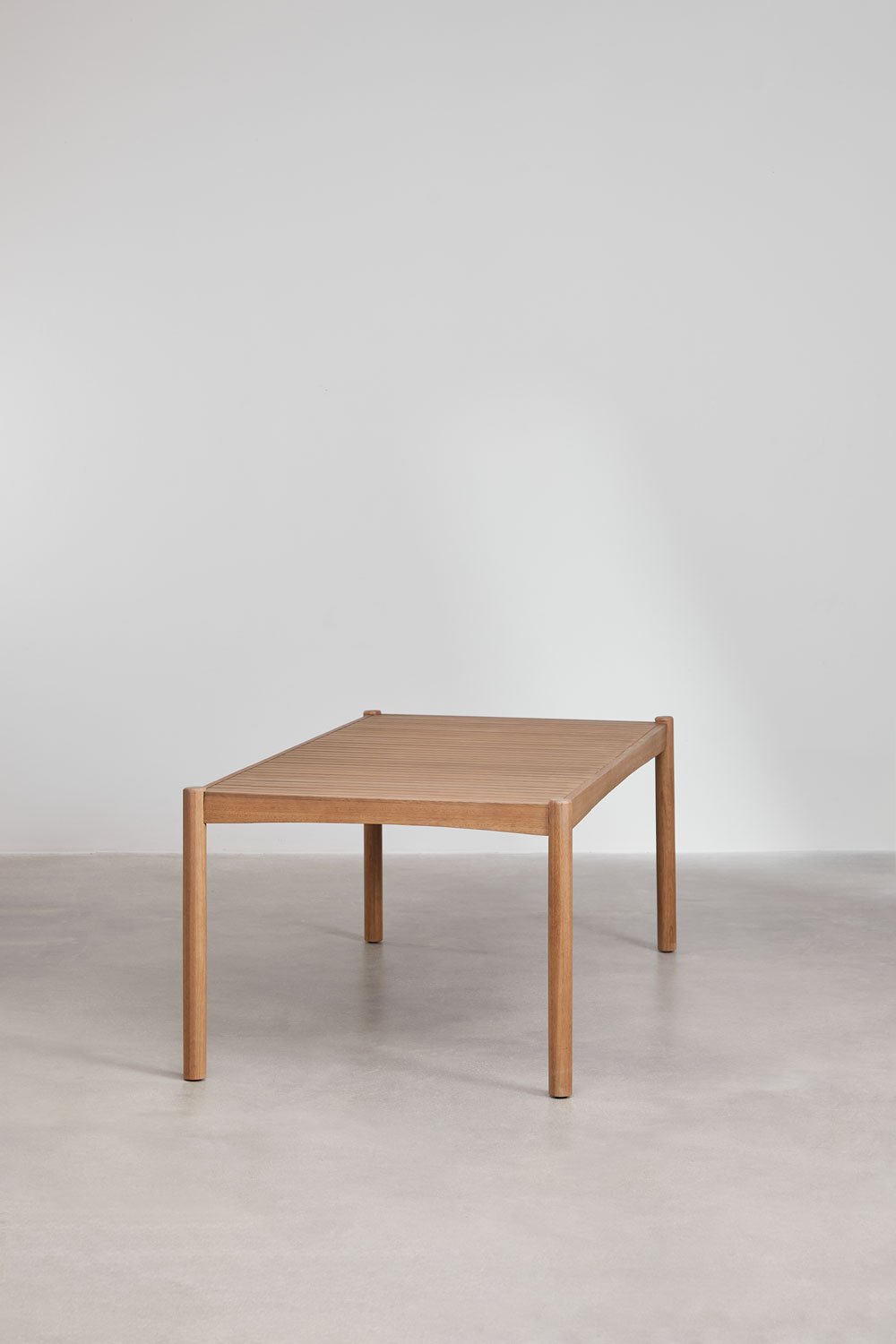 Tavolo da giardino rettangolare 200x100 cm in legno di eucalipto Aderyn