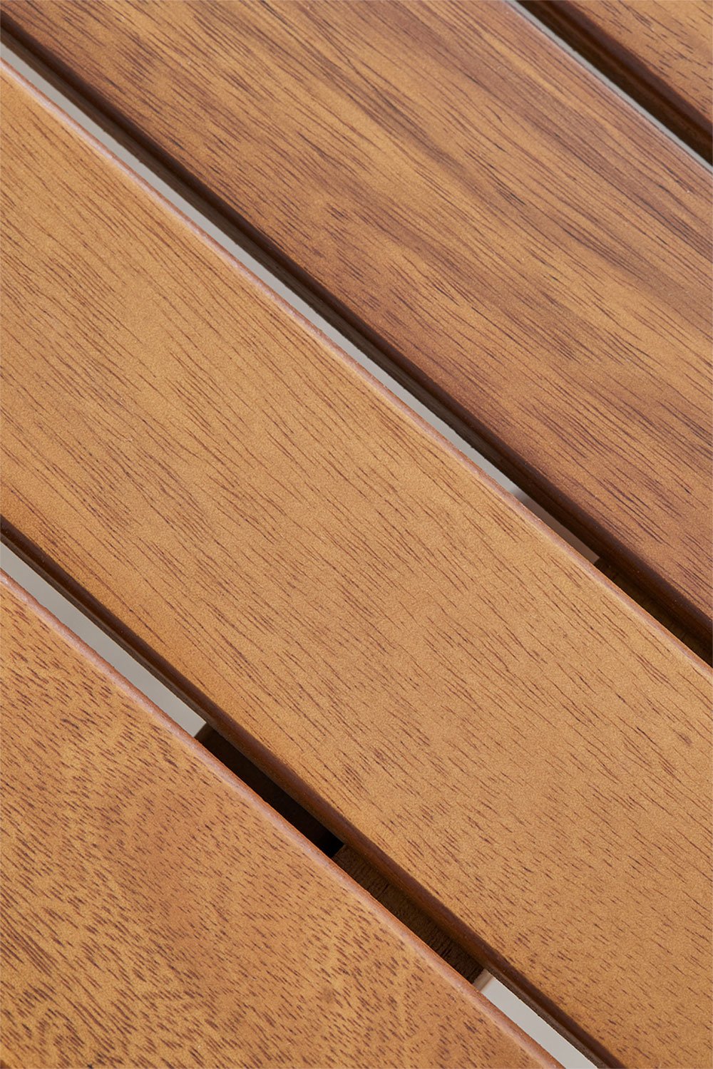 Tavolo da giardino rettangolare 120x60 cm pieghevole in legno di acacia Delawer