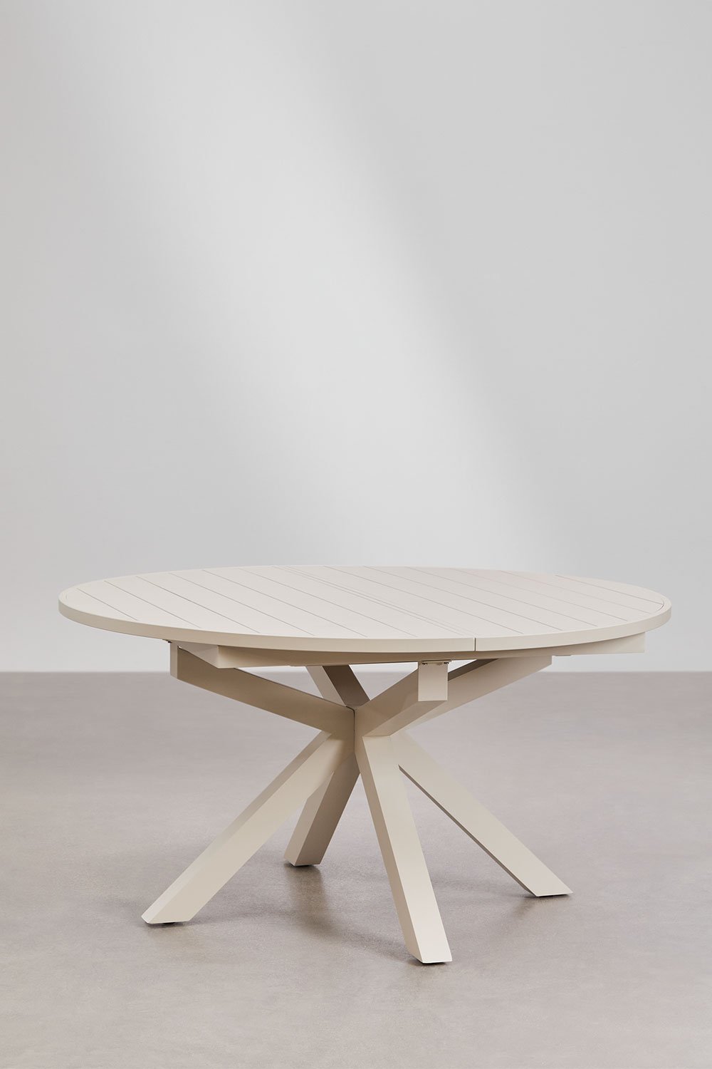 Tavolo da giardino estensibile 145-200x145 cm in alluminio Barces