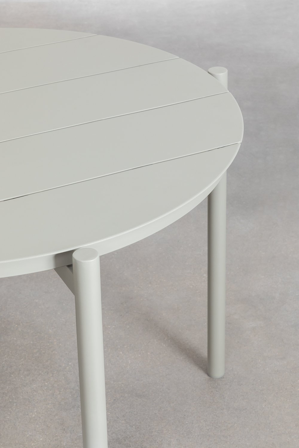 Tavolo da giardino rotondo Ø110 cm in alluminio Elton