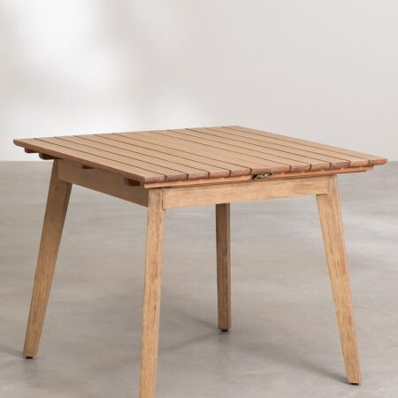 Tavolo da Pranzo Allungabile Rettangolare in Legno (90-150x90 cm) Naele