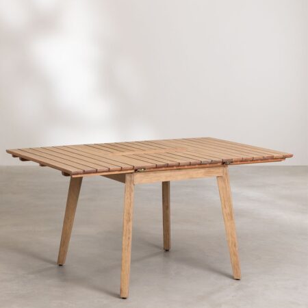 Tavolo da Pranzo Allungabile Rettangolare in Legno (90-150x90 cm) Naele