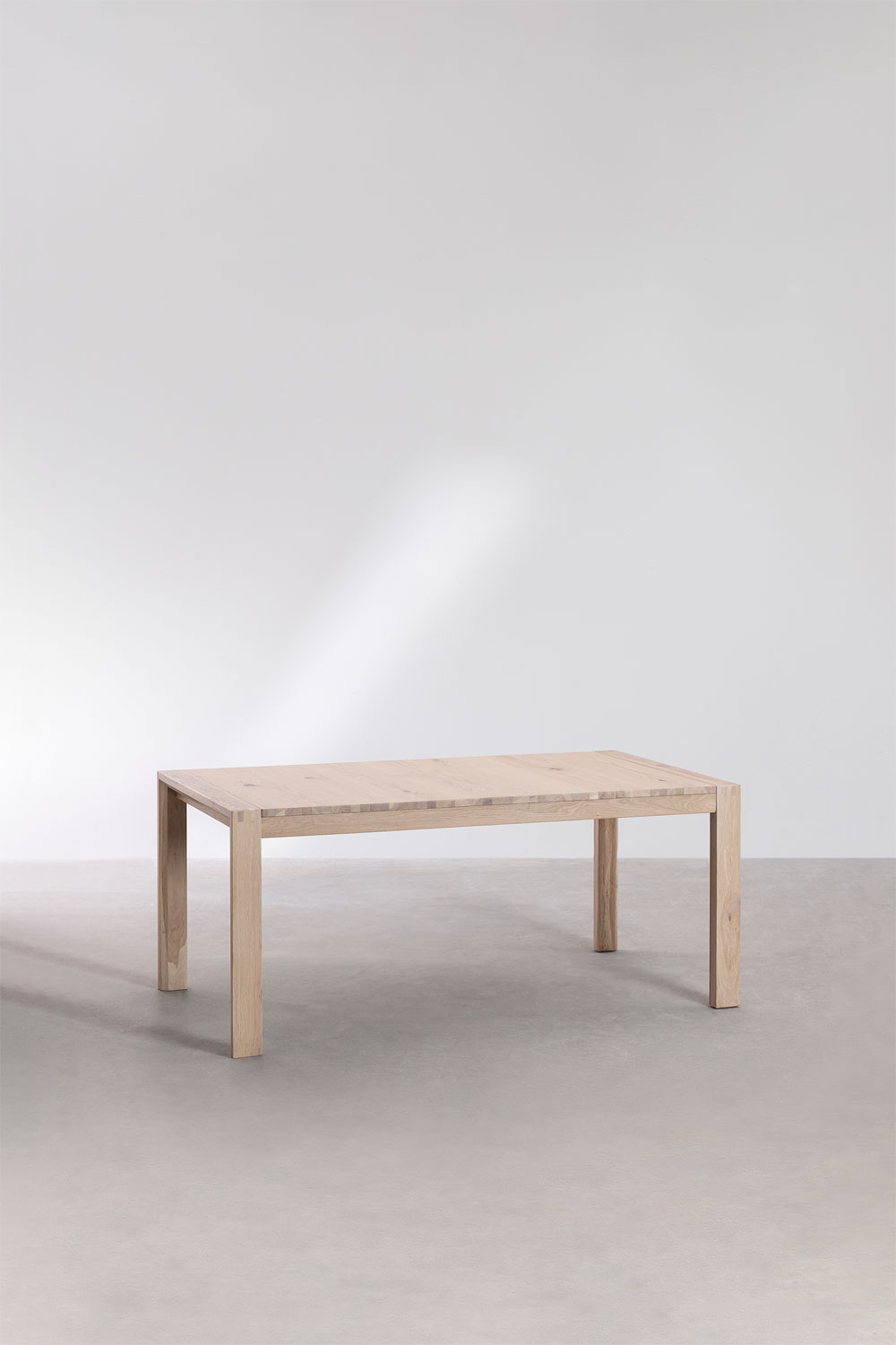 Tavolo da pranzo rettangolare allungabile in legno (170-260x95 cm) Quëbi