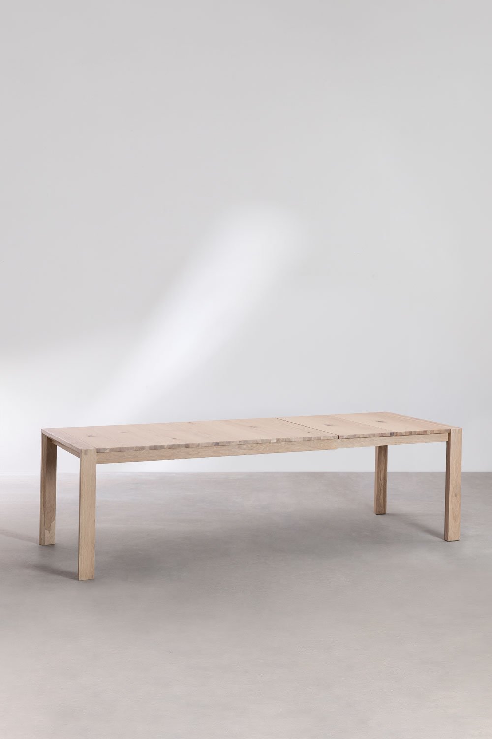 Tavolo da pranzo rettangolare allungabile in legno (170-260x95 cm) Quëbi