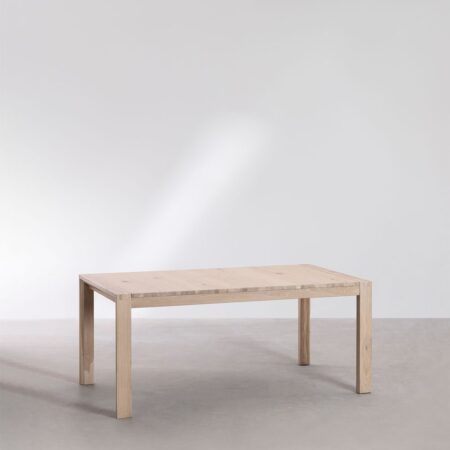 Tavolo da pranzo rettangolare allungabile in legno (170-260x95 cm) Quëbi