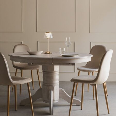 Tavolo da Pranzo Allungabile Ovale in Legno (128-178x120 cm) Ektra