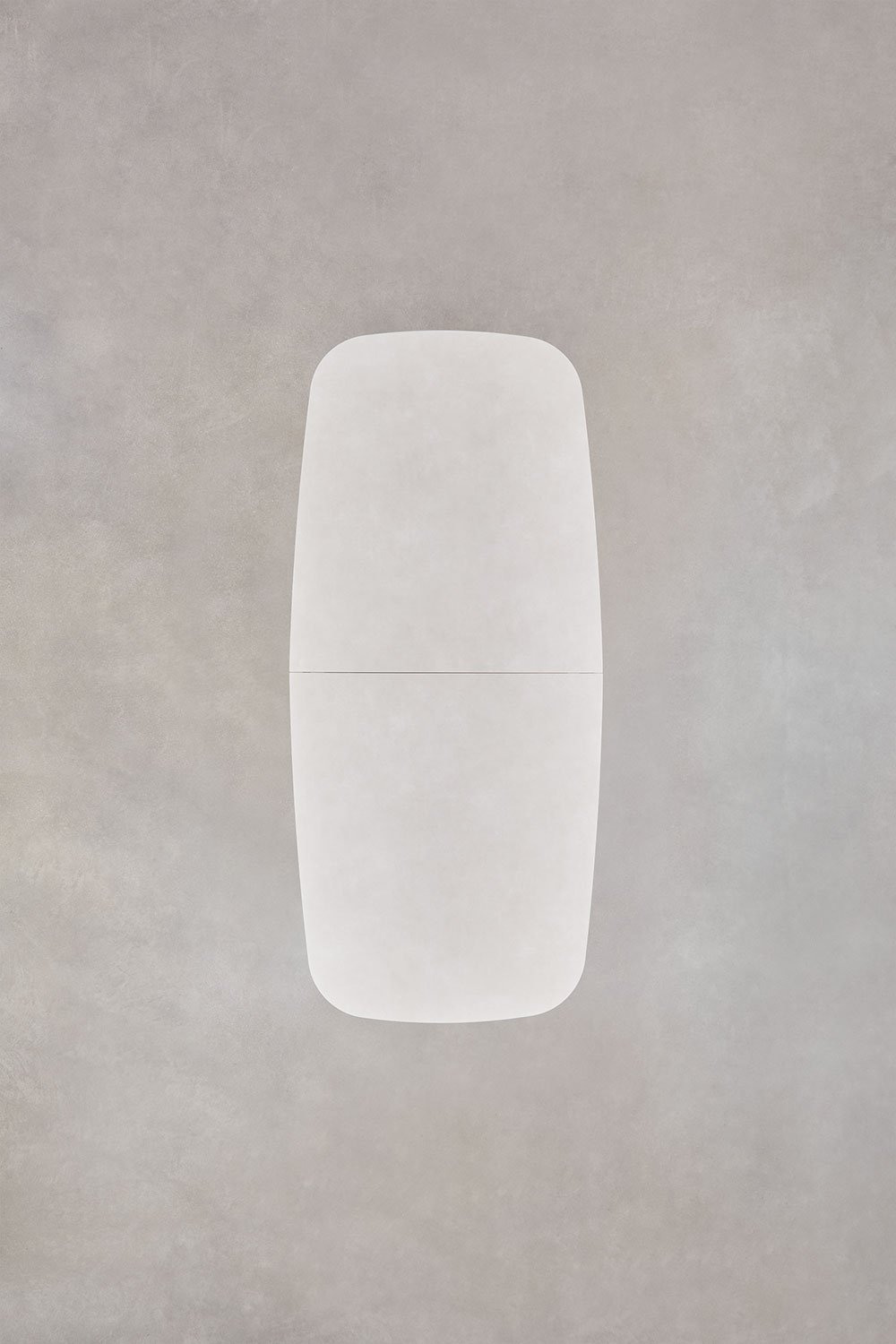 Tavolo da pranzo rettangolare estensibile 220-280x100 cm in ceramica e alluminio Zinti
