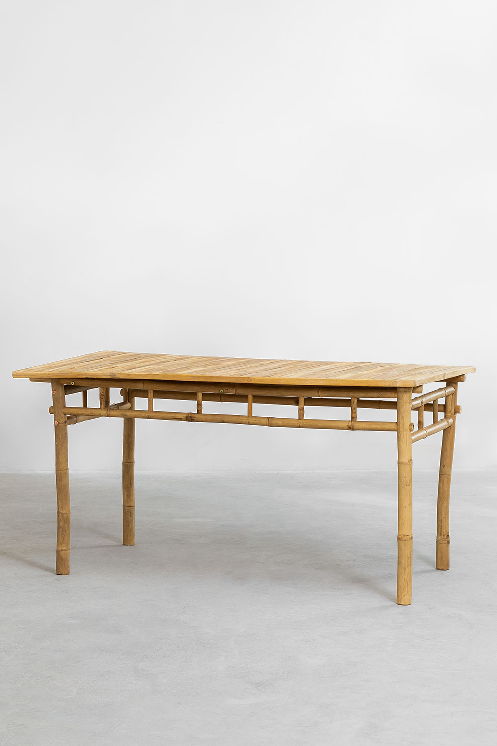 Tavolo da pranzo rettangolare in bambù (150x80 cm) Marilin