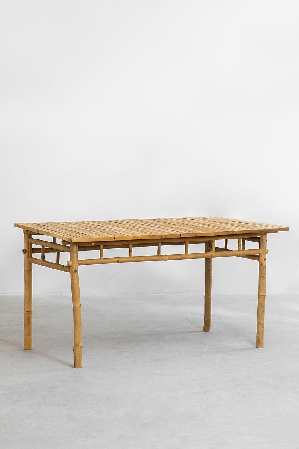 Tavolo da pranzo rettangolare in bambù (150x80 cm) Marilin