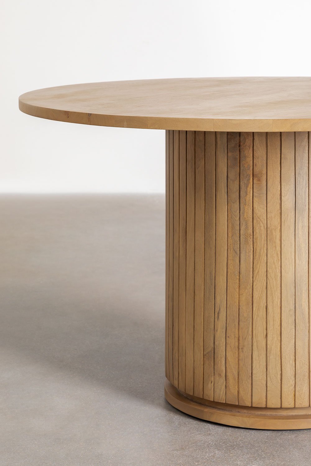 Tavolo da pranzo in legno di mango (Ø120 cm) Analis