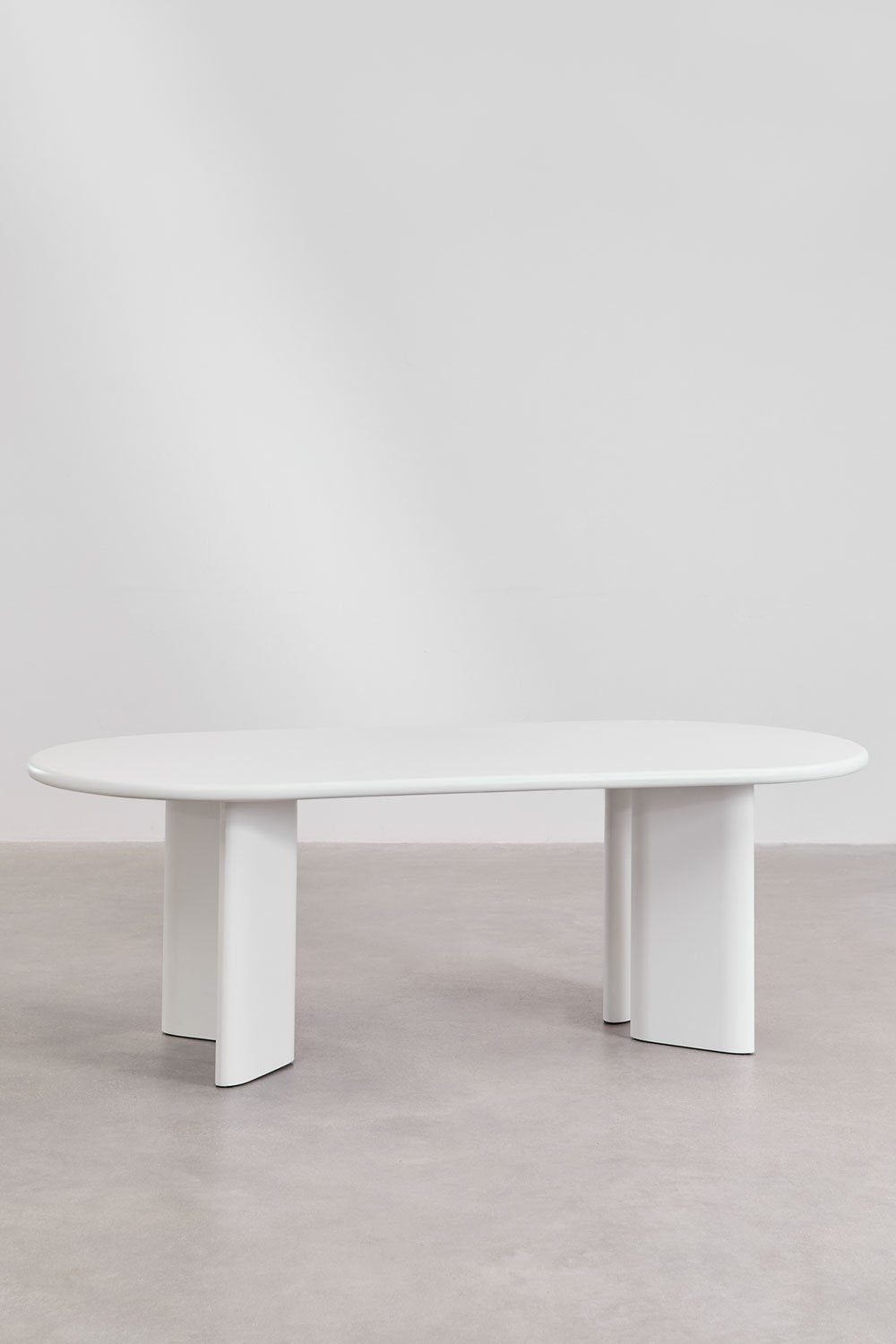 Tavolo da pranzo ovale 220x100 cm in MDF Loulou
