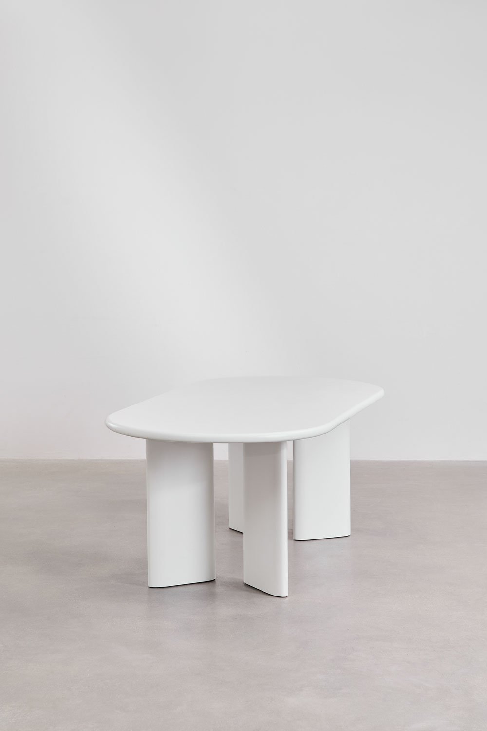 Tavolo da pranzo ovale 220x100 cm in MDF Loulou