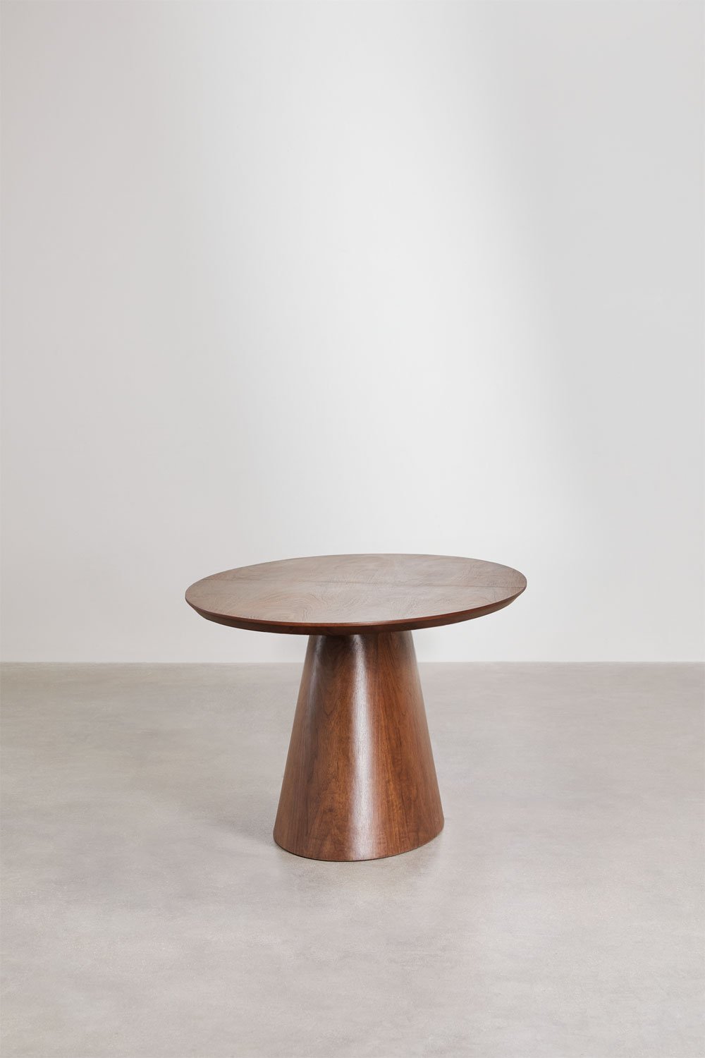 Tavolo da pranzo ovale 160-200x100 cm allungabile in MDF e impiallacciatura Gala