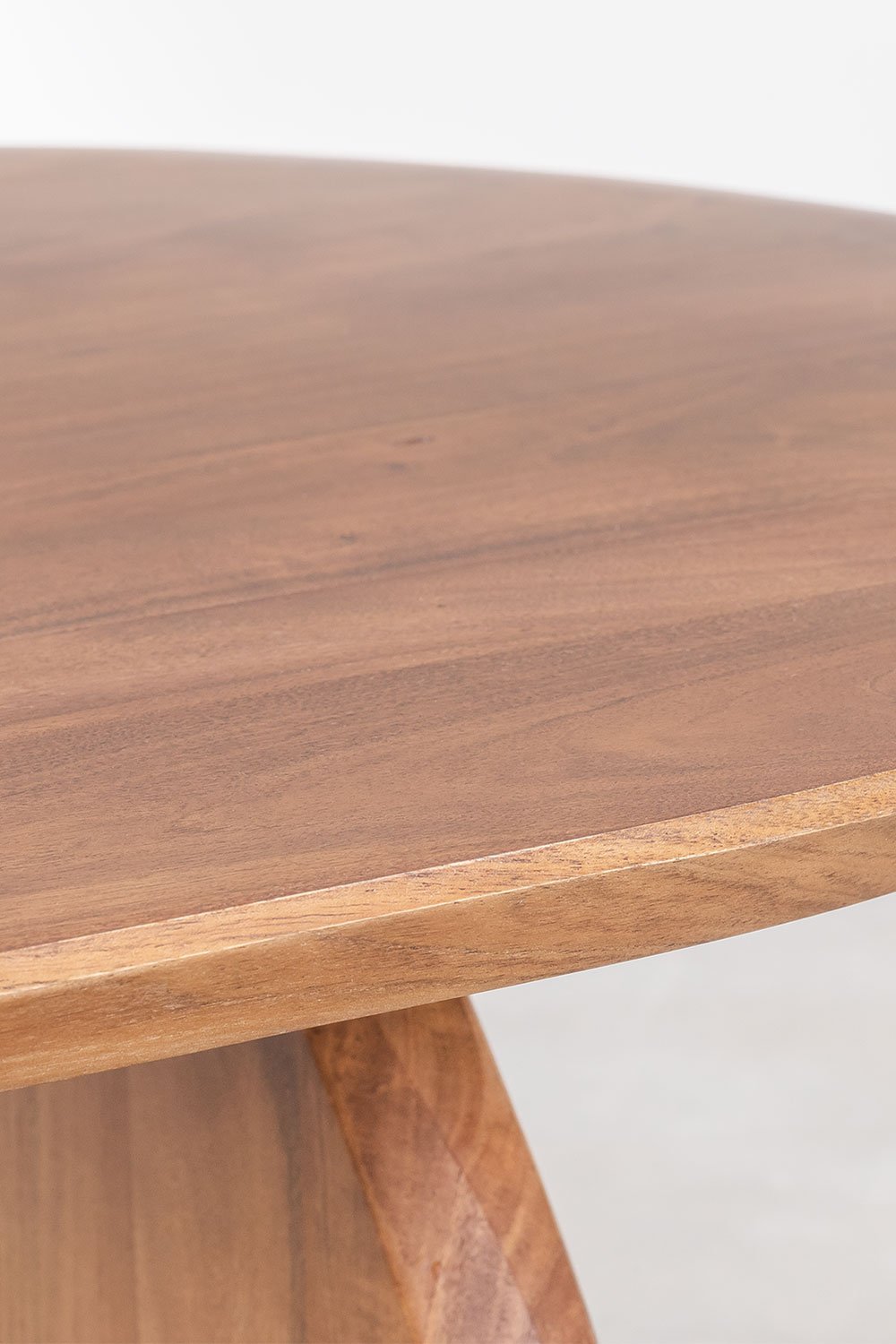 Tavolo da pranzo ovale in legno di acacia (200x100 cm) Bedum