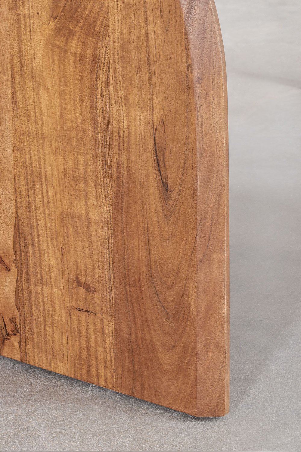 Tavolo da pranzo ovale in legno di acacia (200x100 cm) Bedum