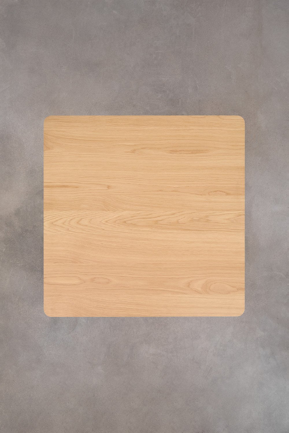 Tavolo da pranzo quadrato 90x90 cm in MDF con impiallacciatura in rovere Munden