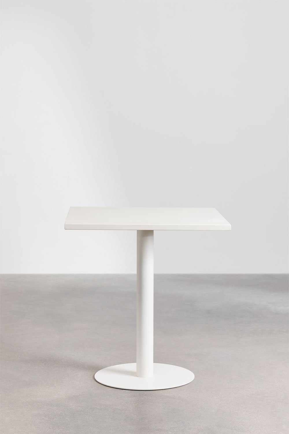 Tavolo da pranzo quadrato in metallo (70x70 cm) Mizzi