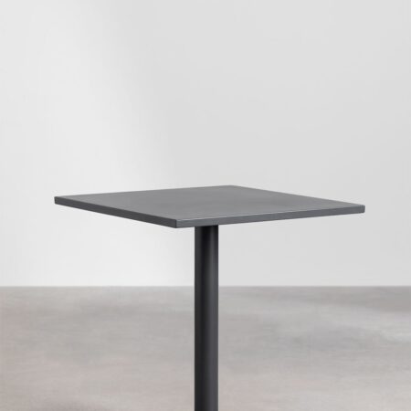 Tavolo da pranzo quadrato in metallo (70x70 cm) Mizzi