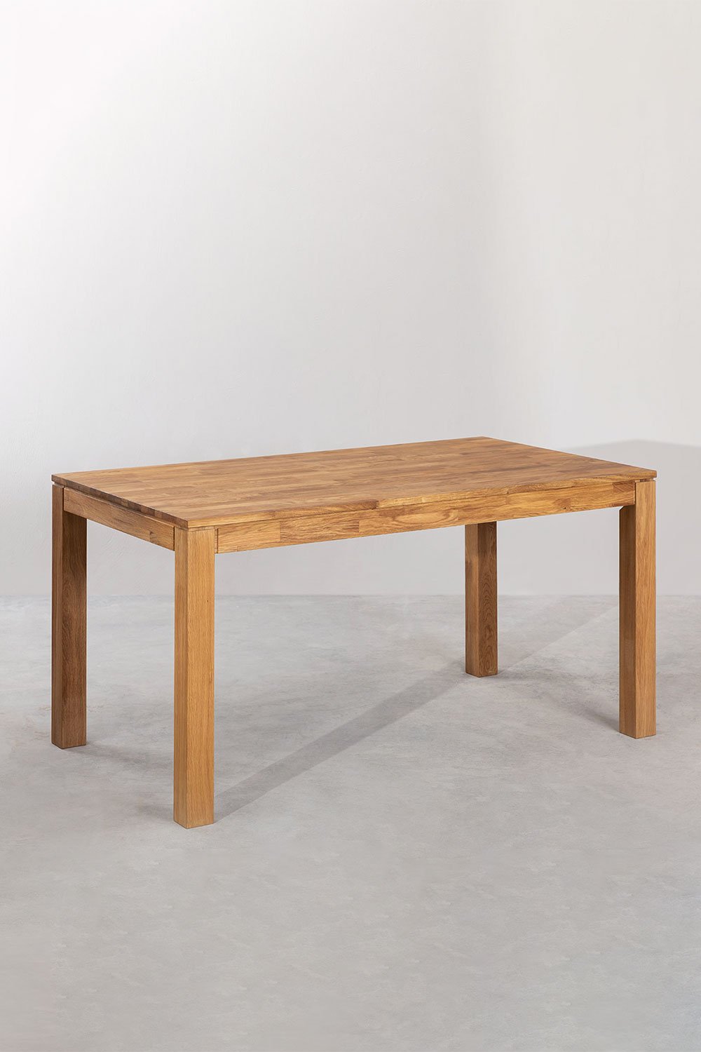 Tavolo da pranzo rettangolare in rovere (140x80 cm) Romer