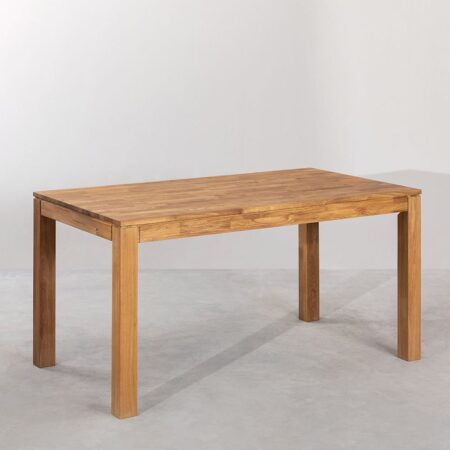 Tavolo da pranzo rettangolare in rovere (140x80 cm) Romer