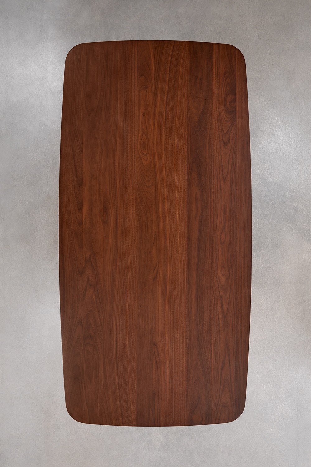 Tavolo da pranzo rettangolare 180x90 cm in MDF con impiallacciatura in noce Luanda