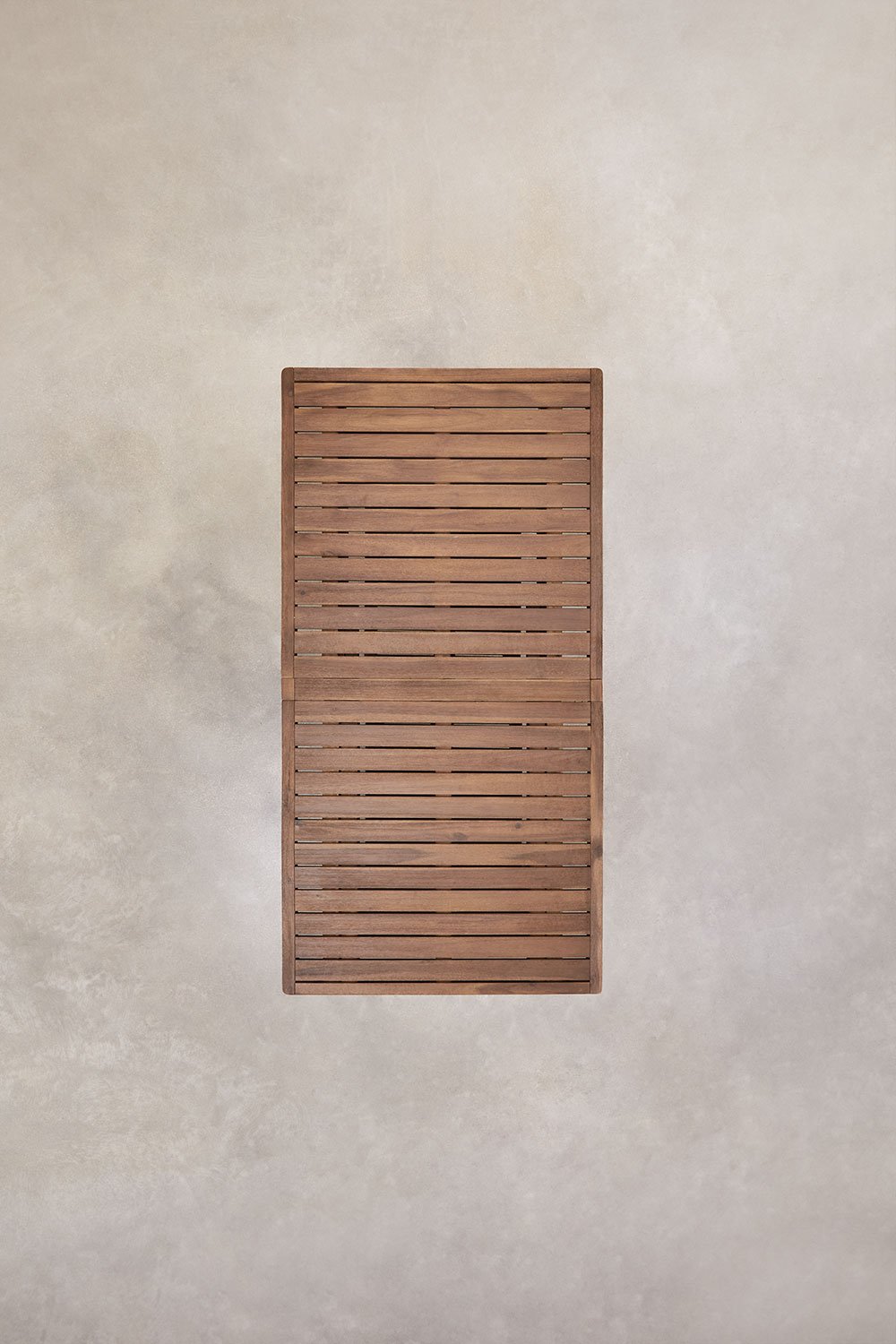 Tavolo da pranzo rettangolare 200-260-320x100 cm allungabile in legno di acacia Dubai