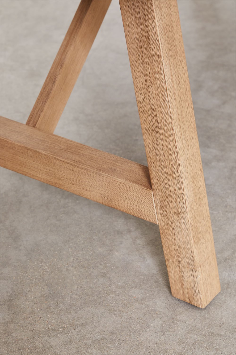Tavolo da pranzo rettangolare 200x100 cm in legno di acacia e piastrelle Dubai
