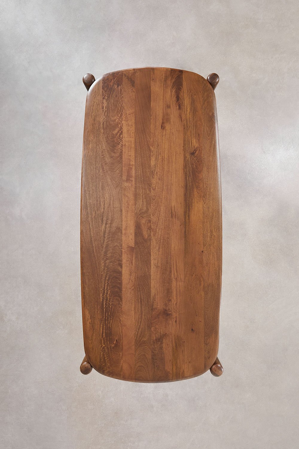 Tavolo da pranzo rettangolare 200x90 cm in legno di mango Gina