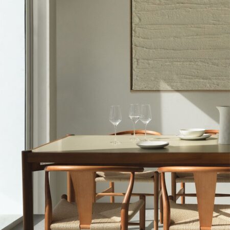 Tavolo da Pranzo Rettangolare in Cemento e Legno di Acacia (210x100 cm) Gamila
