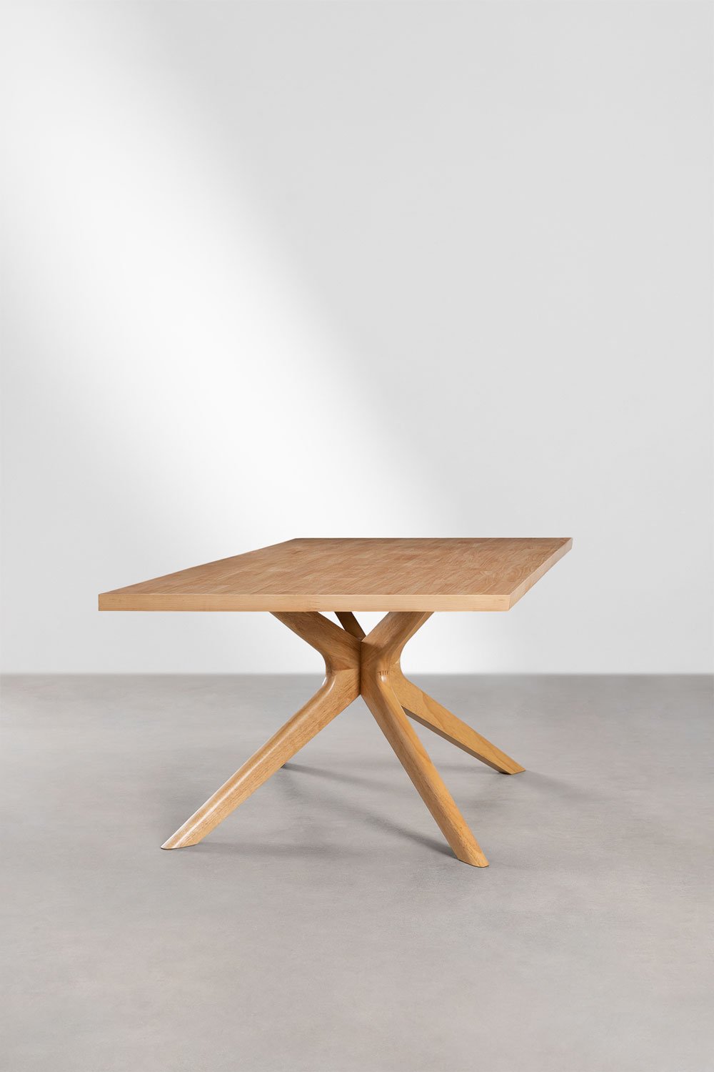 Tavolo da pranzo rettangolare in legno (180x90 cm) Arnaiz