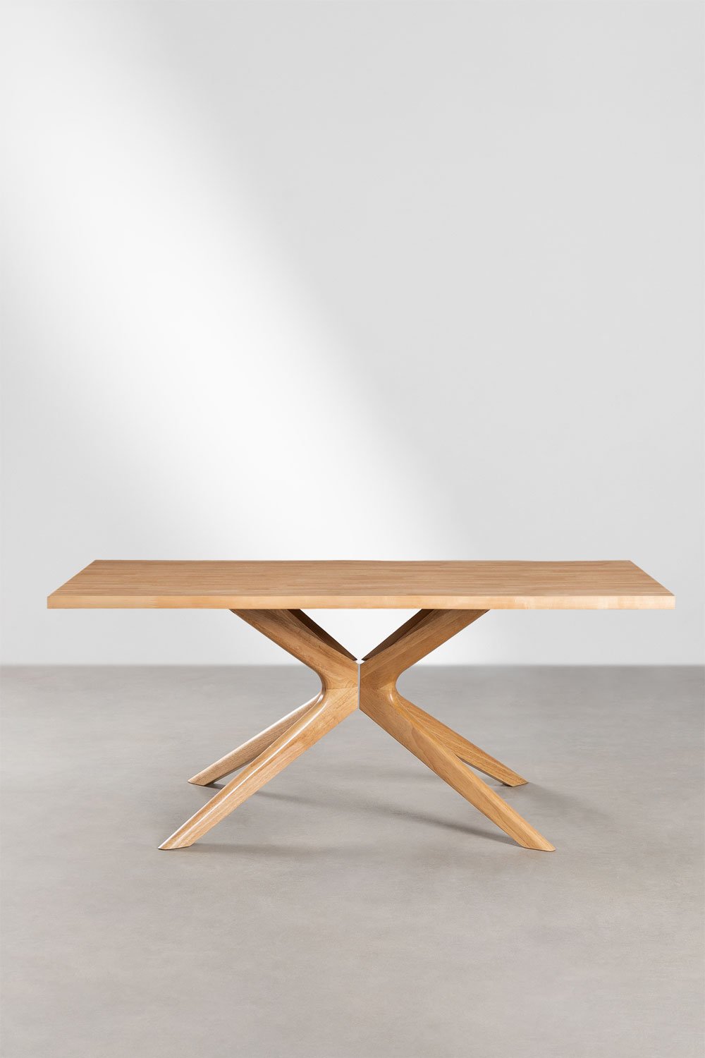 Tavolo da pranzo rettangolare in legno (180x90 cm) Arnaiz