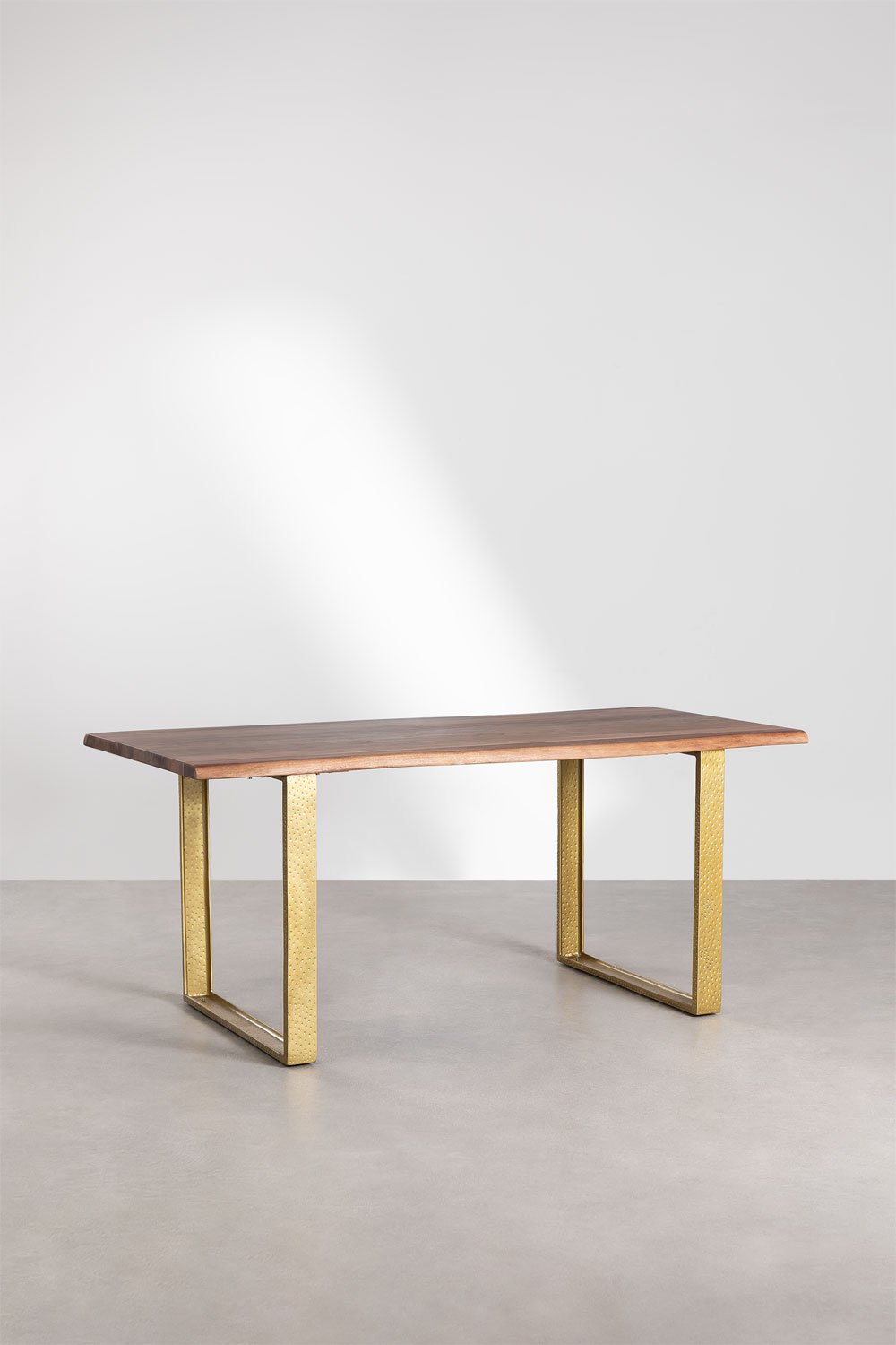 Tavolo da pranzo rettangolare in legno di acacia (180x90 cm) Assier
