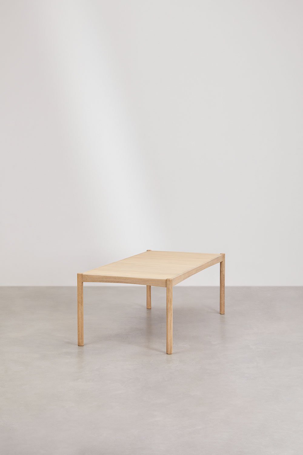 Tavolo da pranzo rettangolare in legno di acacia (220x100 cm) Karvia