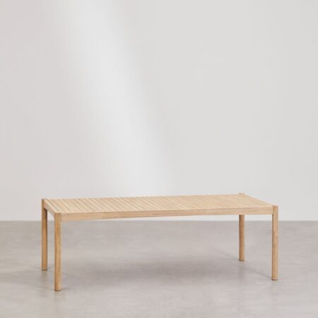Tavolo da pranzo rettangolare in legno di acacia (220x100 cm) Karvia