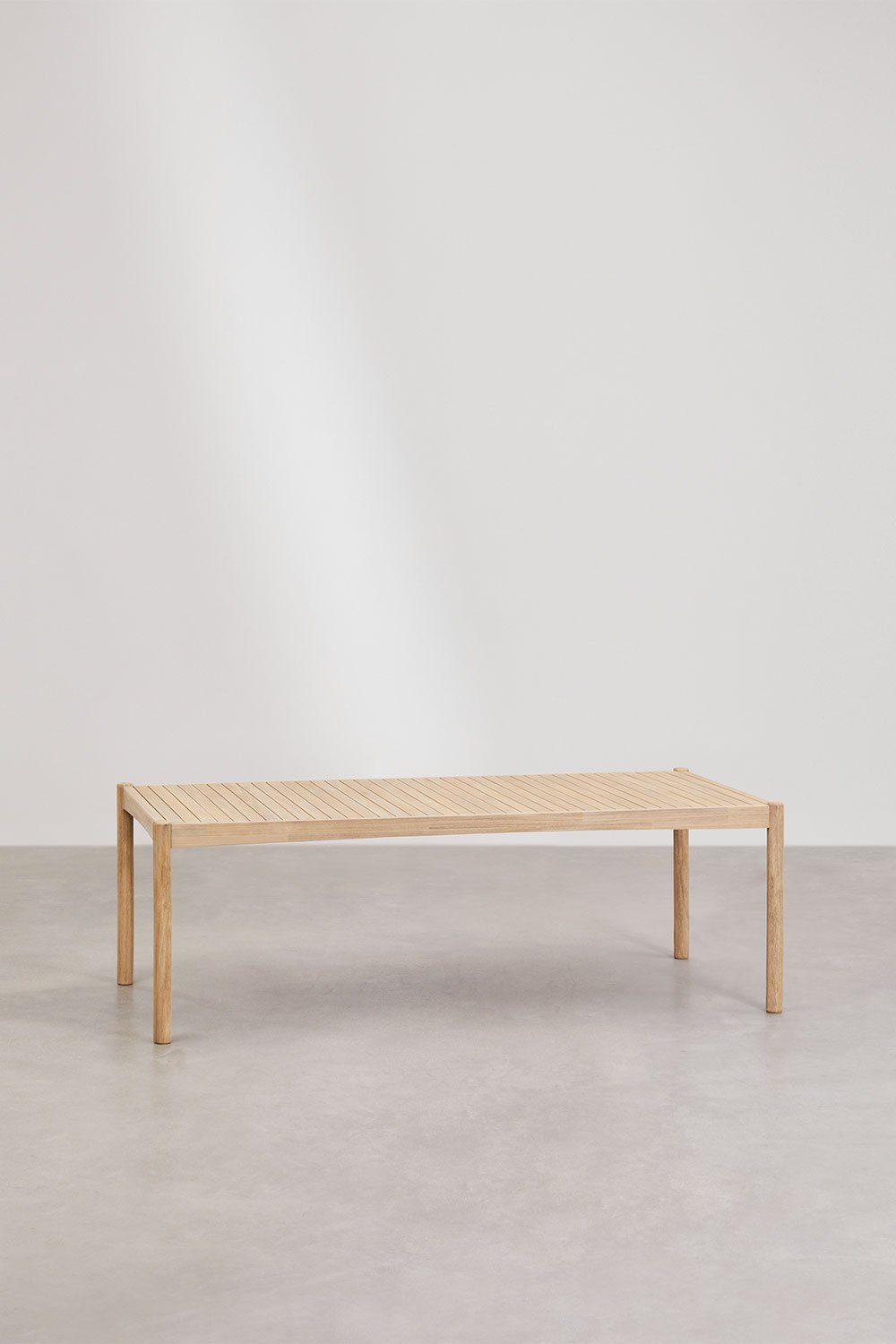 Tavolo da pranzo rettangolare in legno di acacia (220x100 cm) Karvia