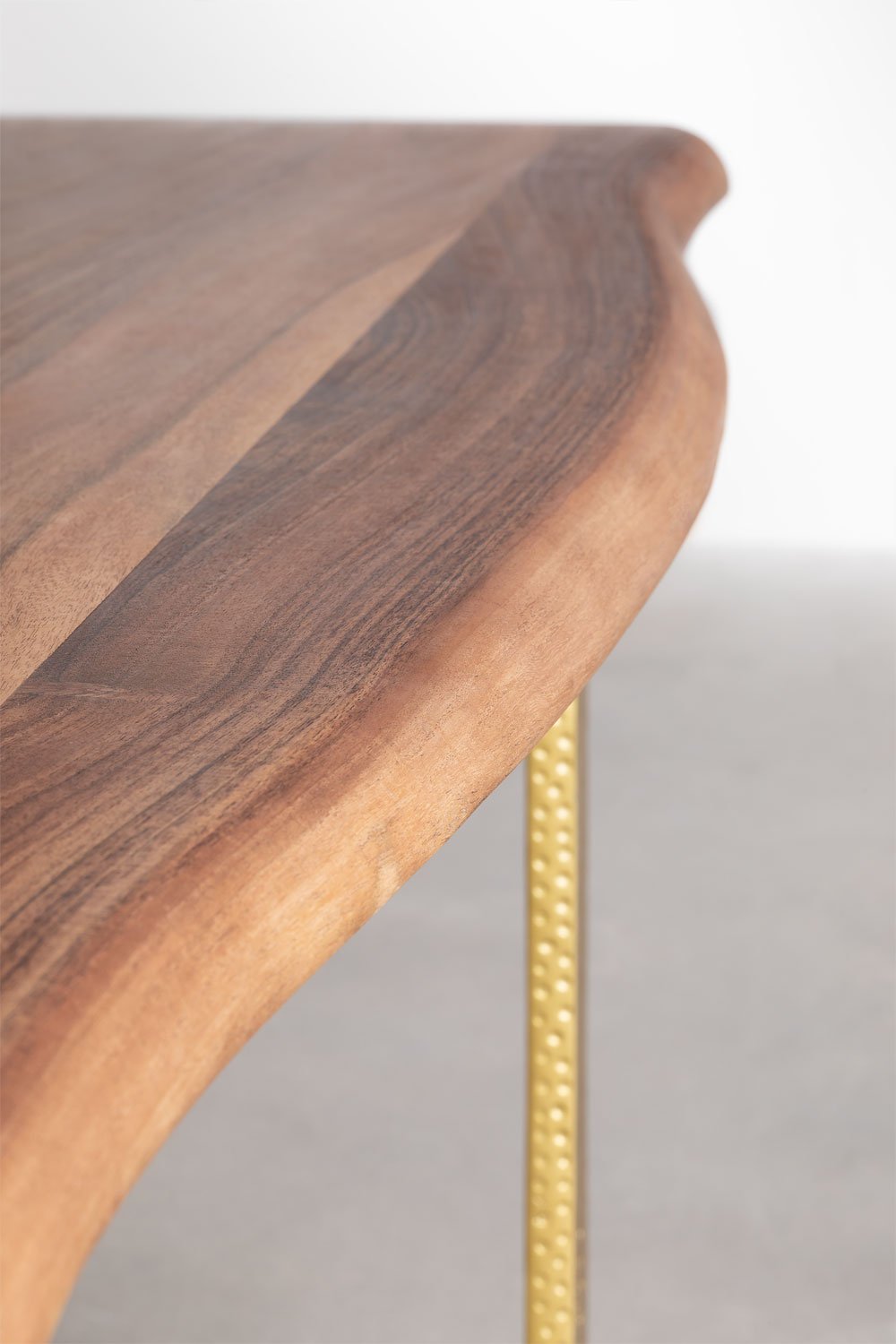 Tavolo da pranzo rettangolare in legno di acacia (220x105 cm) Assier