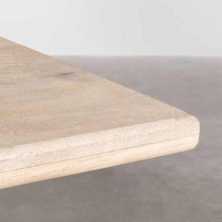 Tavolo da pranzo rettangolare in legno di mango (220x100 cm) Sanzia