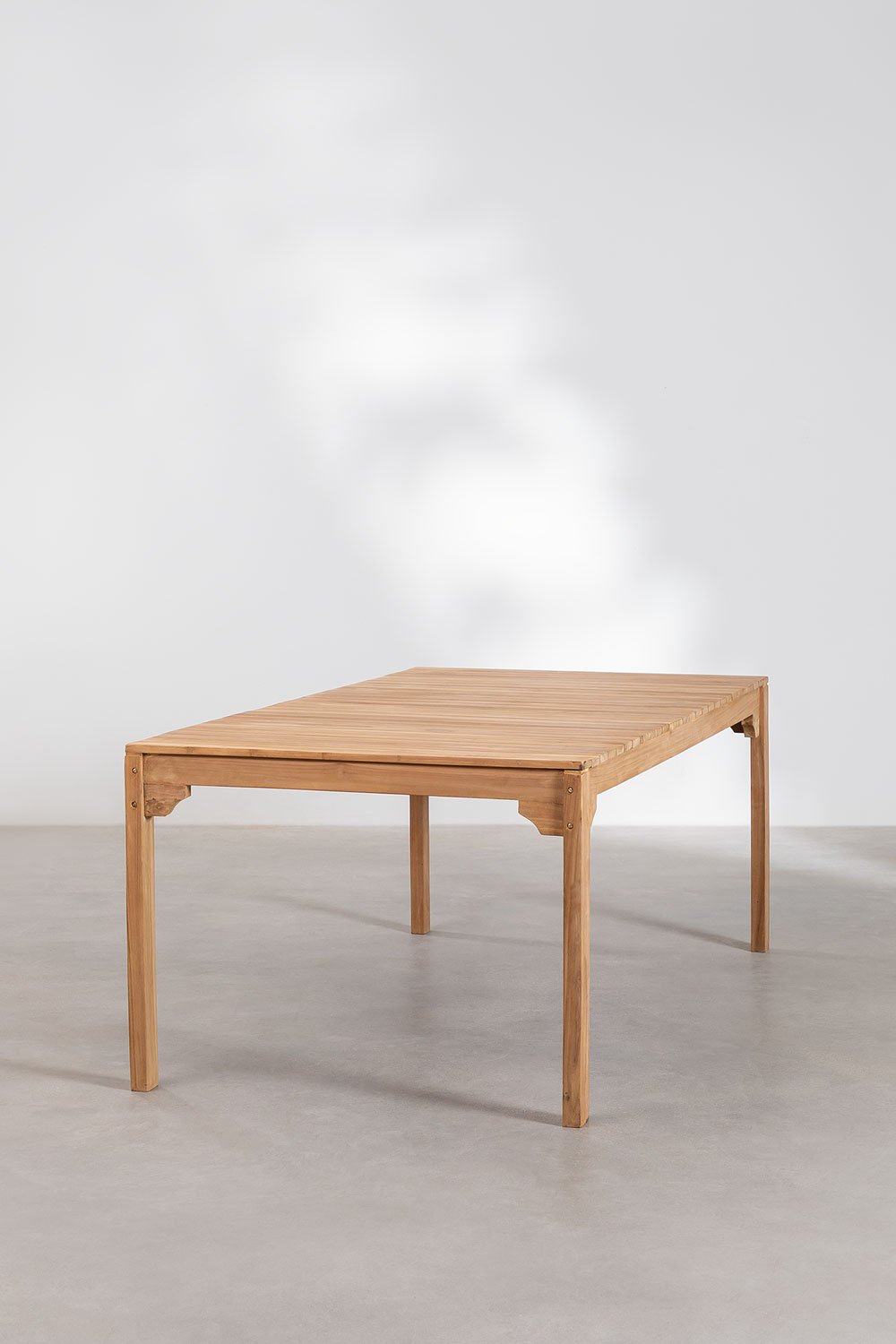 Tavolo da Pranzo Rettangolare in Legno di Teak (200x100 cm) Donal