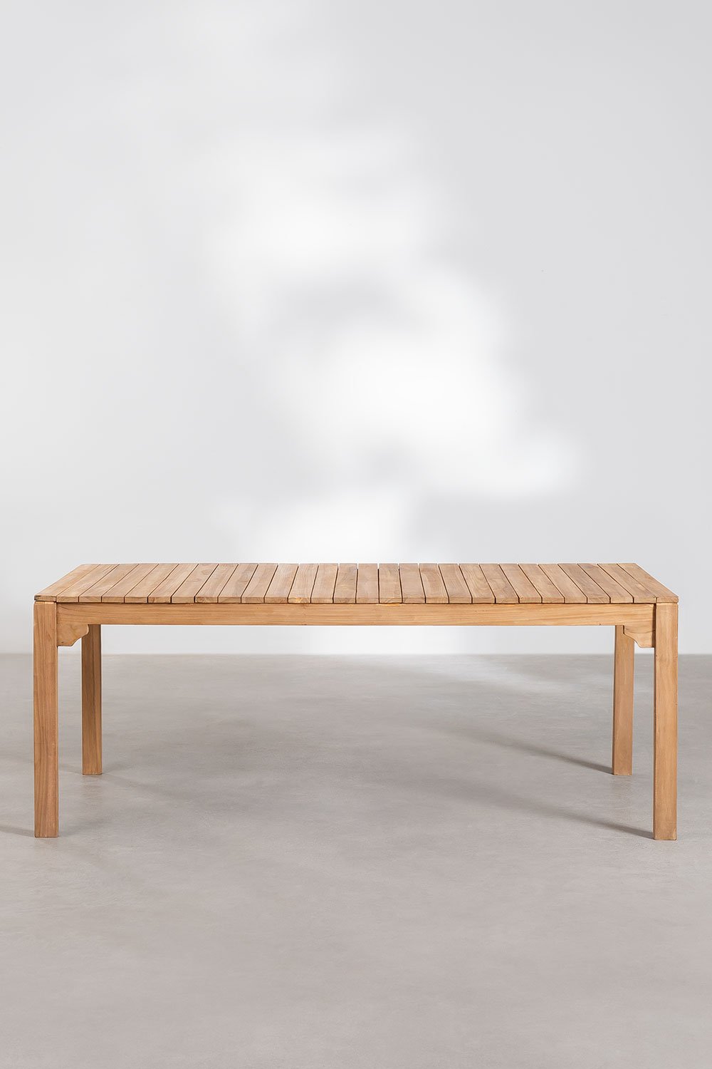 Tavolo da Pranzo Rettangolare in Legno di Teak (200x100 cm) Donal