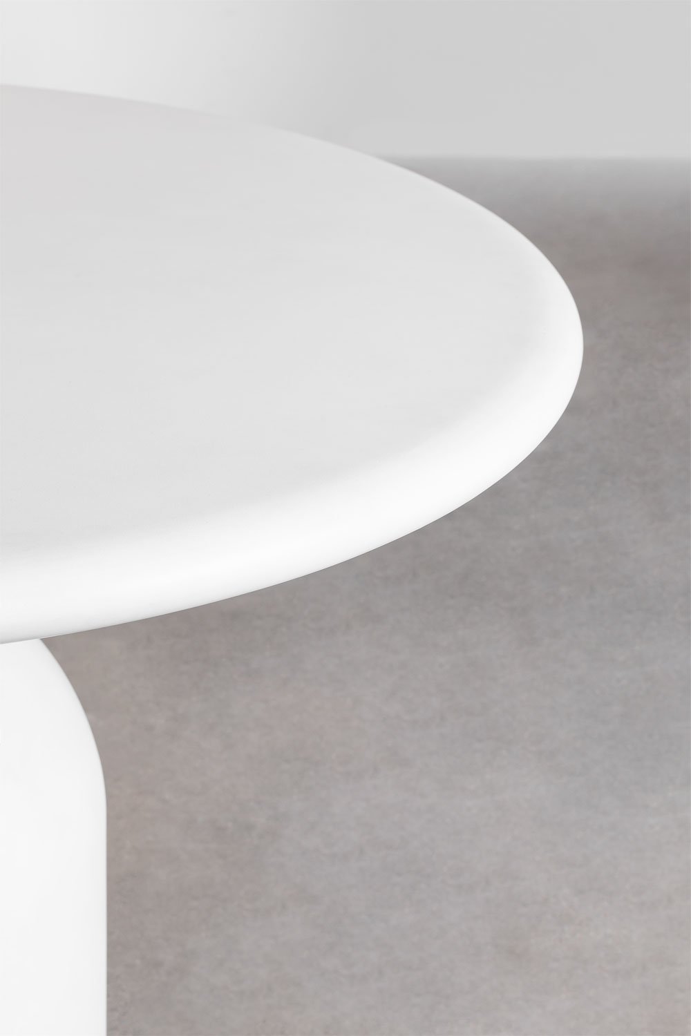 Tavolo da pranzo rotondo in cemento Verenis (Ø120 cm)