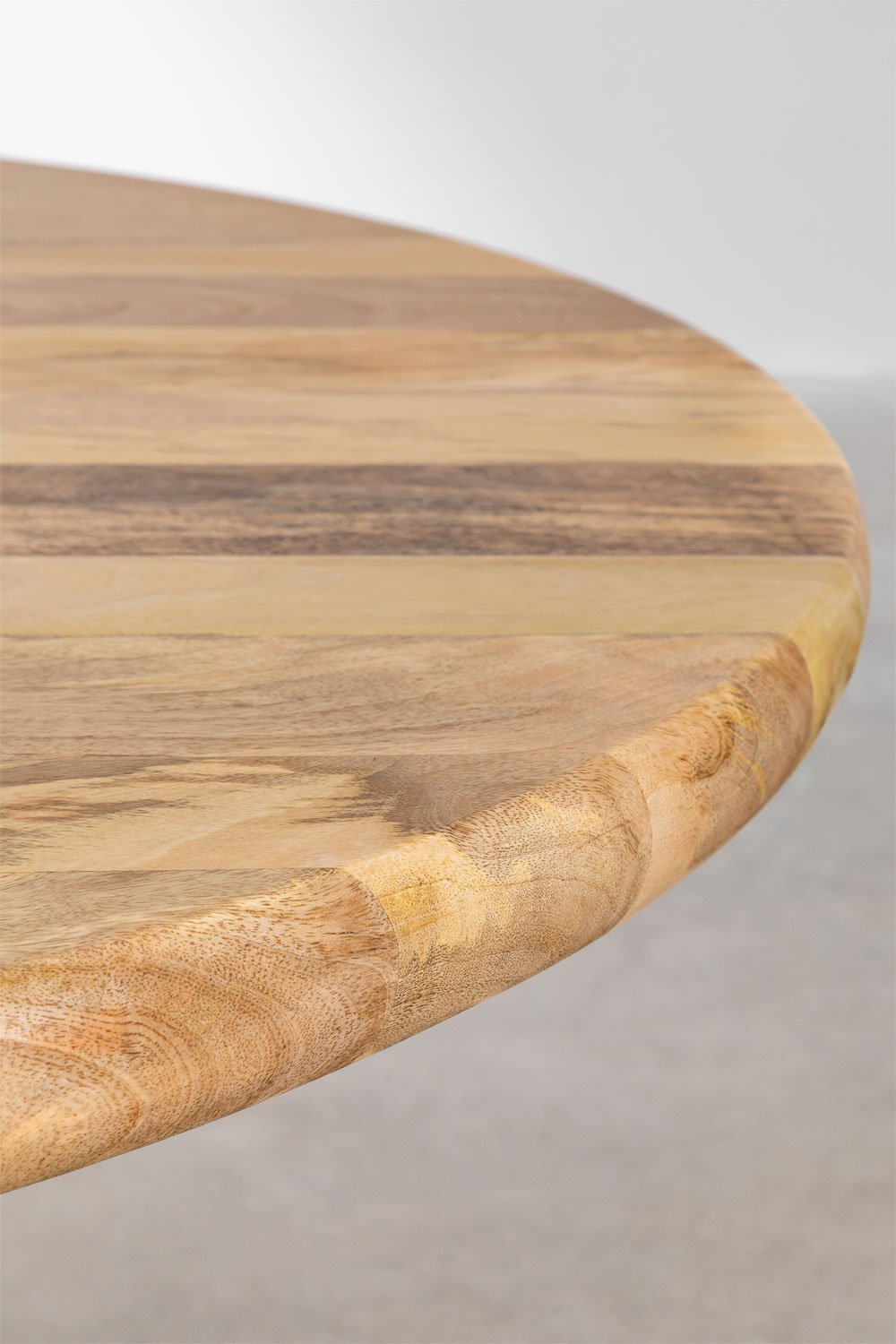 Tavolo da pranzo rotondo in legno di mango (Ø140 cm) Macbet