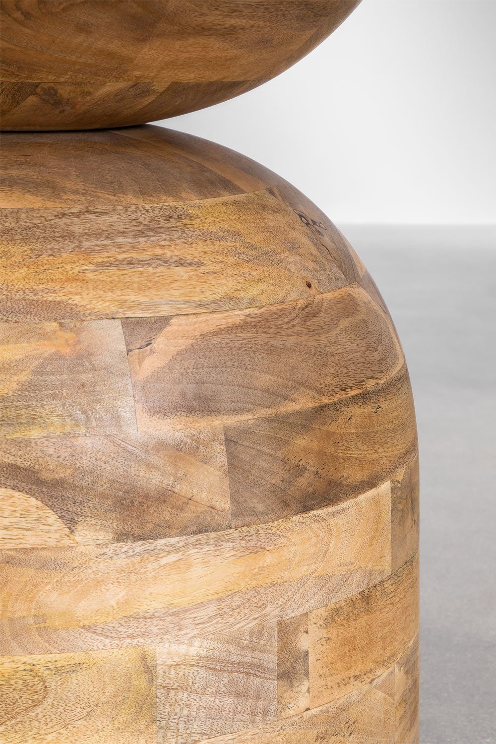 Tavolo da pranzo rotondo in legno di mango (Ø140 cm) Macbet