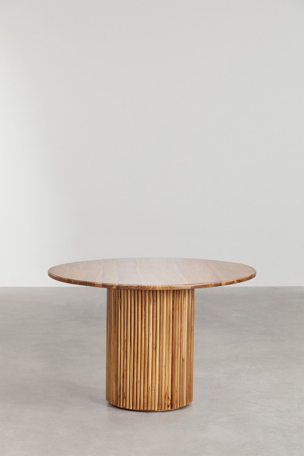 Tavolo da pranzo rotondo in legno di teak (Ø120 cm) Randall Mate