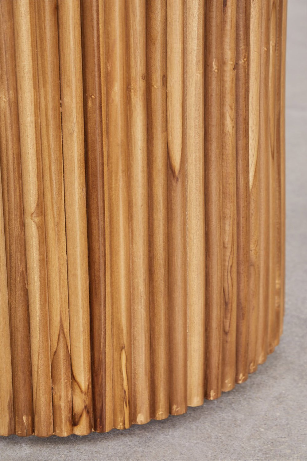 Tavolo da pranzo rotondo in legno di teak (Ø120 cm) Randall Mate